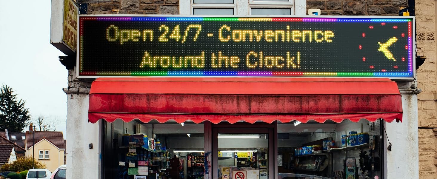 P10 Programmable LED Sign 77x14