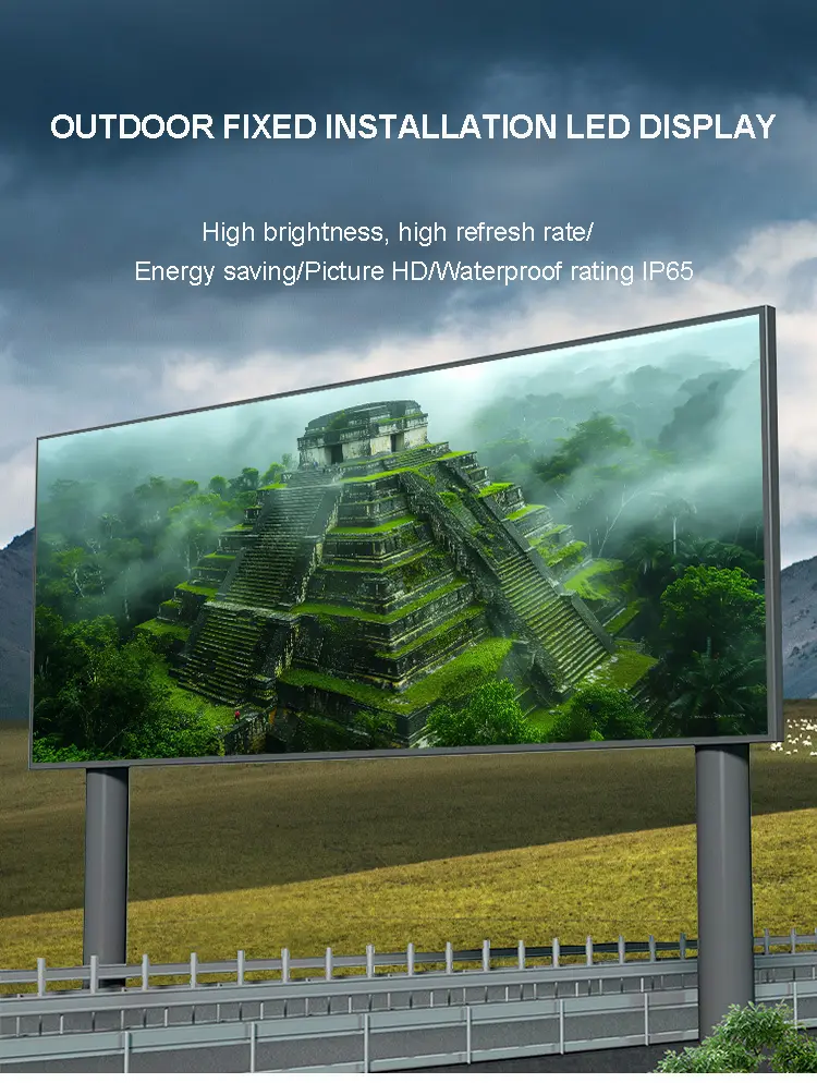 Outdoor Fixed LED Screen B-Series Waterproof Display Solution